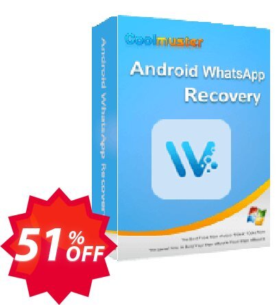 Coolmuster Android WhatsApp Recovery - Lifetime Plan, 9 Devices, 3 PCs  Coupon code 51% discount 