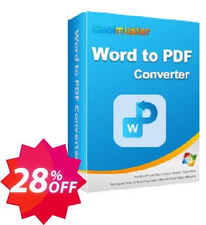 Coolmuster Word to PDF Converter - Monthly Plan, 1 PC  Coupon code 28% discount 