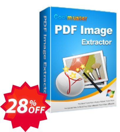 Coolmuster PDF Image Extractor - Monthly Plan, 1 PC  Coupon code 28% discount 