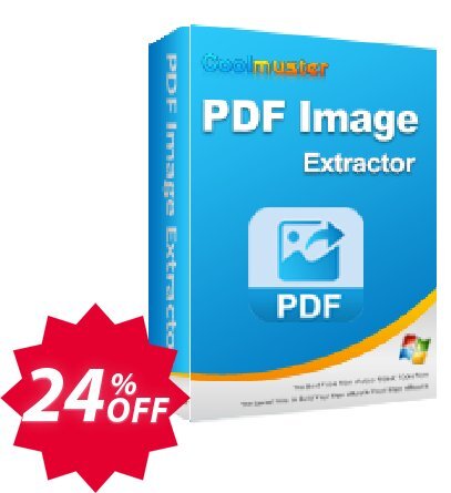 Coolmuster PDF Image Extractor - Monthly Plan, 5 PCs  Coupon code 24% discount 