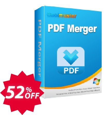 Coolmuster PDF Merger - Lifetime Plan, 5 PCs  Coupon code 52% discount 