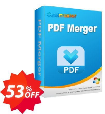 Coolmuster PDF Merger - Monthly Plan, 10 PCs  Coupon code 53% discount 