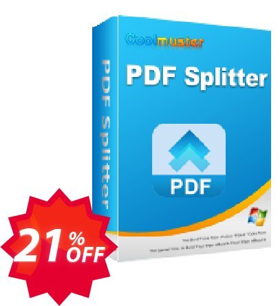 Coolmuster PDF Splitter - Lifetime Plan, 10 PCs  Coupon code 21% discount 