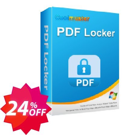 Coolmuster PDF Locker - Yearly Plan, 1 PC  Coupon code 24% discount 