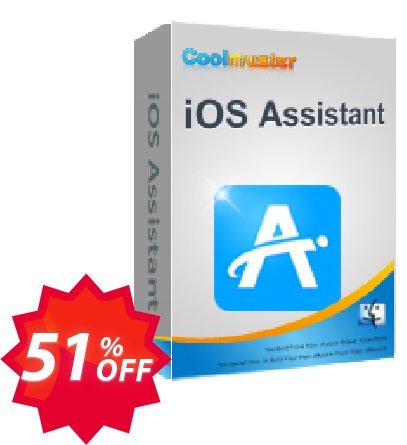 Coolmuster iOS Assistant  for MAC - Lifetime Plan, 6-10PCs  Coupon code 51% discount 