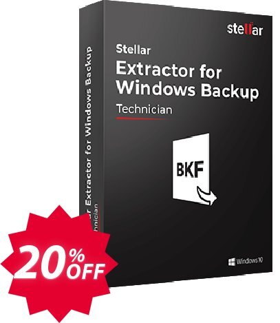 Stellar Extractor for WINDOWS Backup Coupon code 20% discount 