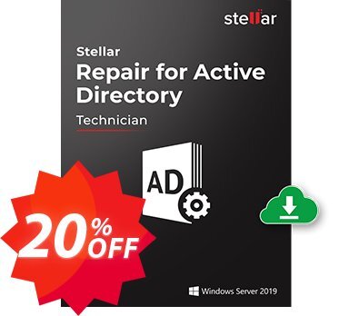 Stellar Repair for Active Directory Coupon code 20% discount 