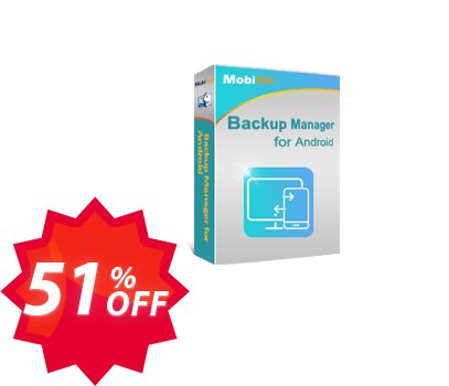 MobiKin Backup Manager for Android - Yearly, 6-10PCs Plan Coupon code 51% discount 