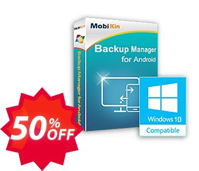 MobiKin Backup Manager for Android - Yearly, 16-20PCs Plan Coupon code 50% discount 