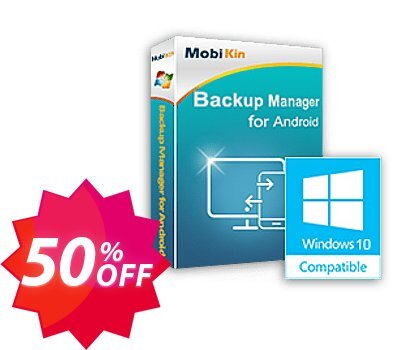 MobiKin Backup Manager for Android - Yearly, 26-30PCs  Plan Coupon code 50% discount 