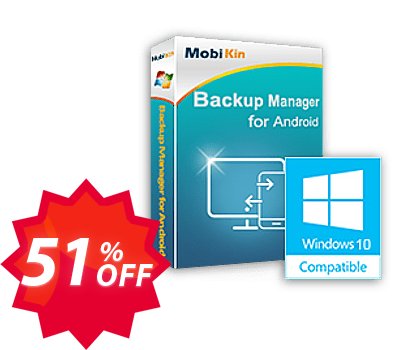 MobiKin Backup Manager for Android - Lifetime, 2-5PCs Plan Coupon code 51% discount 