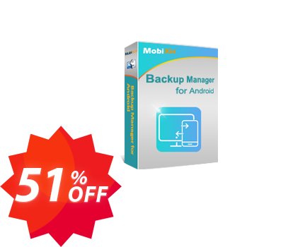 MobiKin Backup Manager for Android - Lifetime, 6-10PCs Plan Coupon code 51% discount 