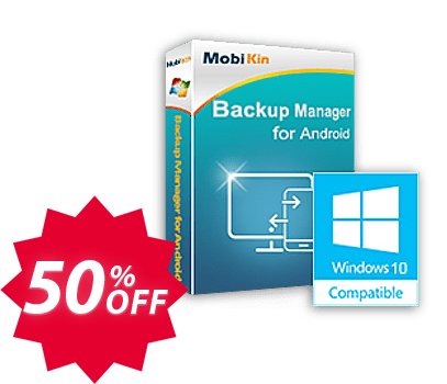 MobiKin Backup Manager for Android - Lifetime, 11-15PCs Plan Coupon code 50% discount 