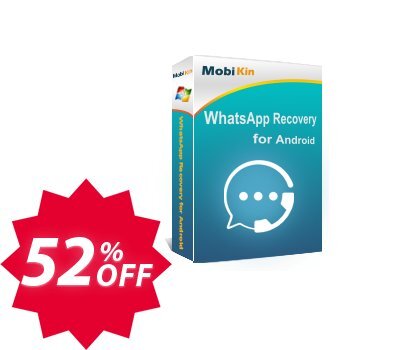 MobiKin WhatsApp Recovery for Android Coupon code 52% discount 