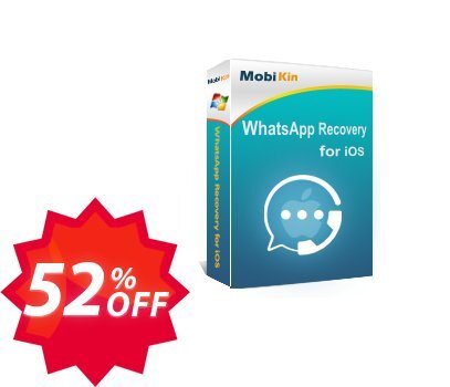 MobiKin WhatsApp Recovery for iOS Coupon code 52% discount 