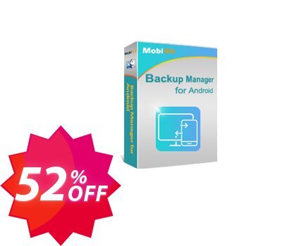 MobiKin Backup Manager for Android, MAC - Yearly, 2-5PCs Plan Coupon code 52% discount 