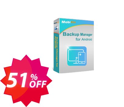 MobiKin Backup Manager for Android, MAC - Yearly, 6-10PCs Plan Coupon code 51% discount 