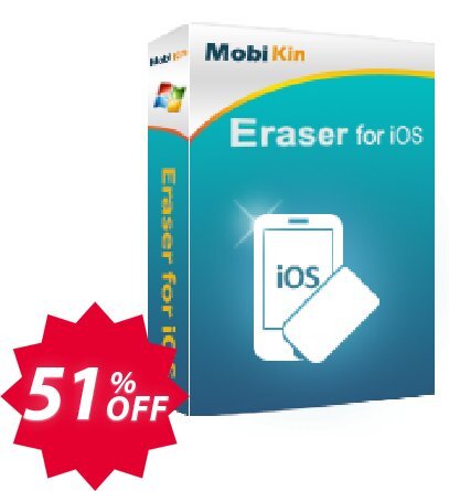 MobiKin Eraser for iOS - Yearly, 6-10PCs Plan Coupon code 51% discount 