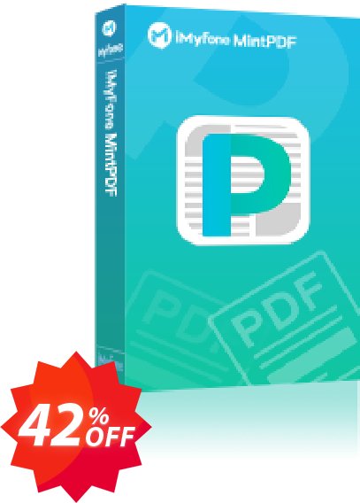 iMyFone MintPDF Coupon code 42% discount 
