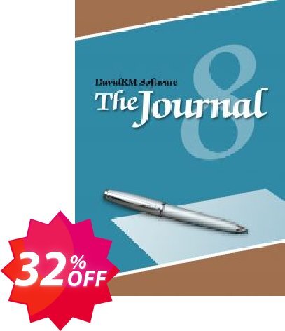 DavidRM The Journal Coupon code 32% discount 