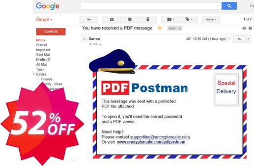 PDF Postman for Outlook Coupon code 52% discount 