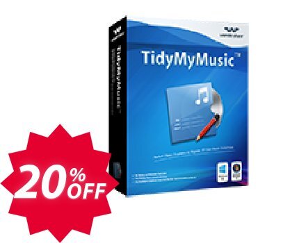 Wondershare Tidymymusic Coupon code 20% discount 