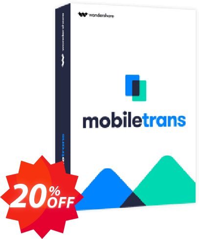Wondershare MobileTrans for MAC, Business Plan  Coupon code 20% discount 