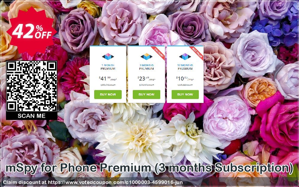 mSpy for Phone Premium, 3 months Subscription 