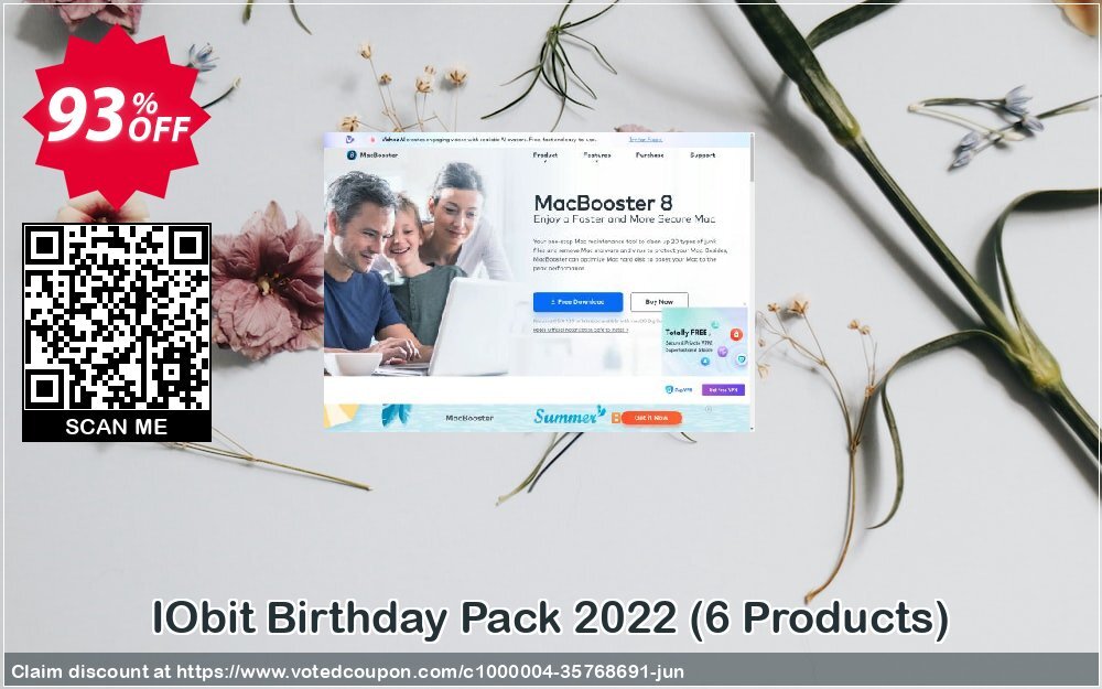 IObit Birthday Pack 2024, 6 Products 