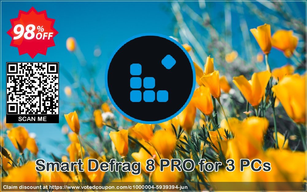 Smart Defrag 8 PRO for 3 PCs Coupon Code Jun 2024, 98% OFF - VotedCoupon
