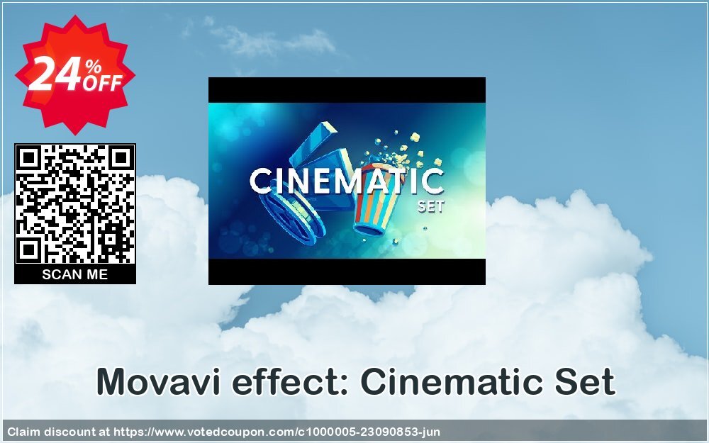 Movavi effect: Cinematic Set Coupon, discount Cinematic Set fearsome promotions code 2024. Promotion: fearsome promotions code of Cinematic Set 2024