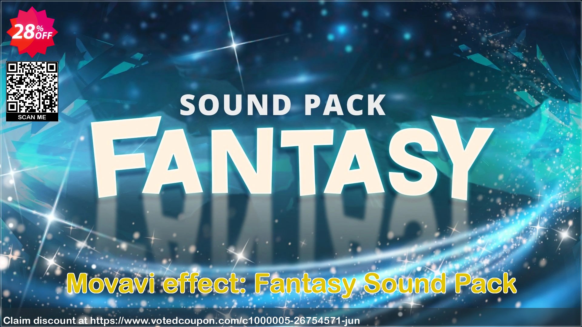 Movavi effect: Fantasy Sound Pack Coupon, discount Fantasy Sound Pack Awful discounts code 2024. Promotion: Awful discounts code of Fantasy Sound Pack 2024