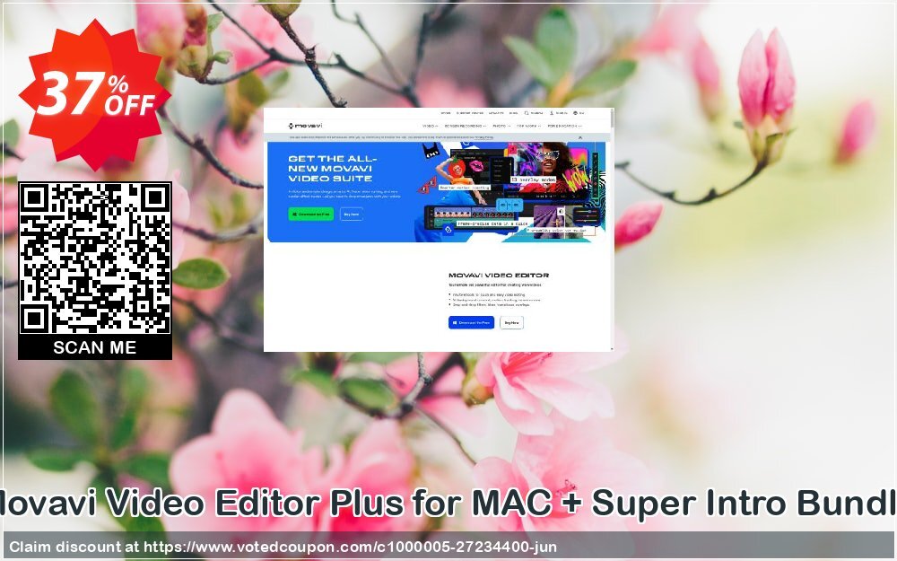 Movavi Video Editor Plus for MAC + Super Intro Bundle Coupon Code Jun 2024, 37% OFF - VotedCoupon