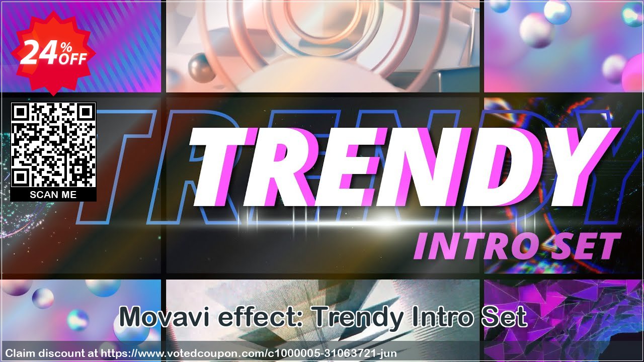 Movavi effect: Trendy Intro Set