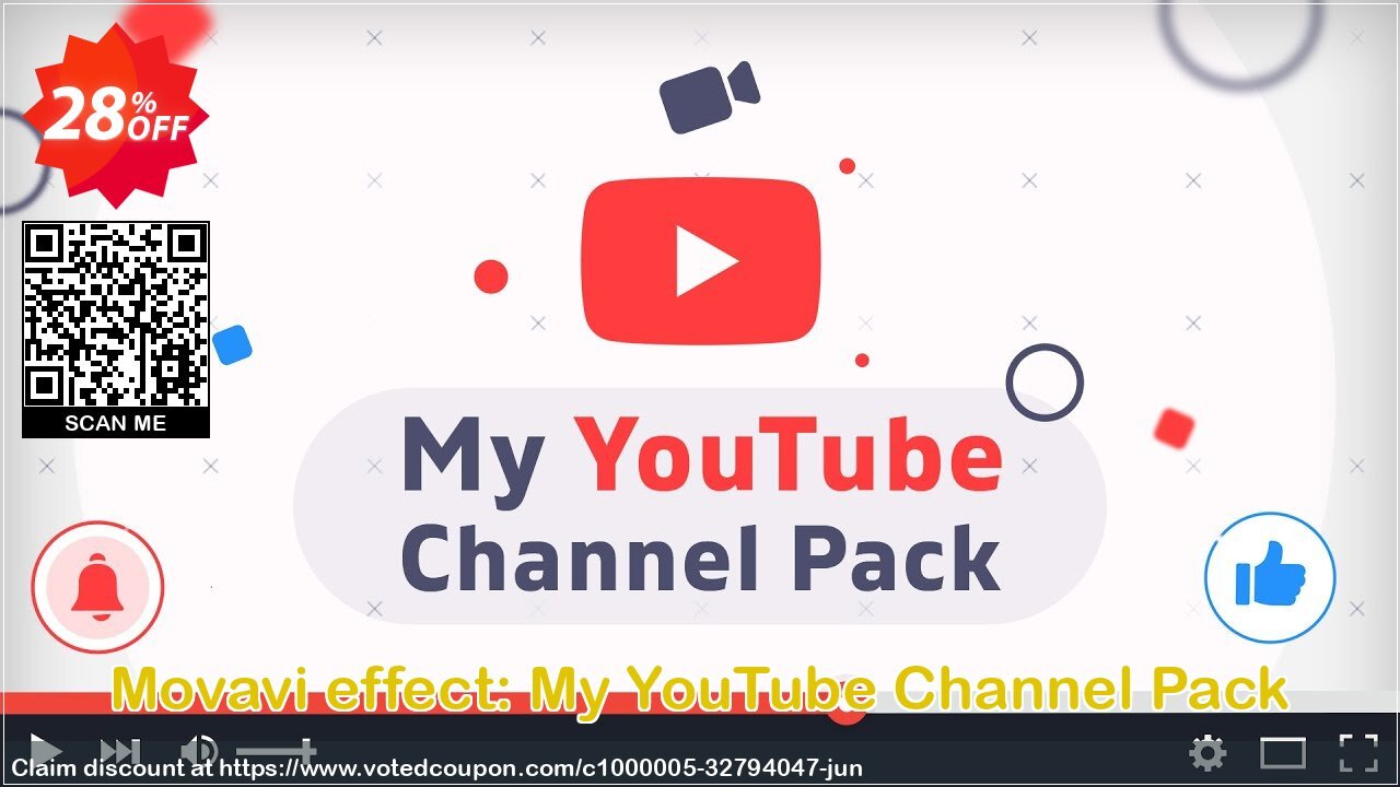 Movavi effect: My YouTube Channel Pack
