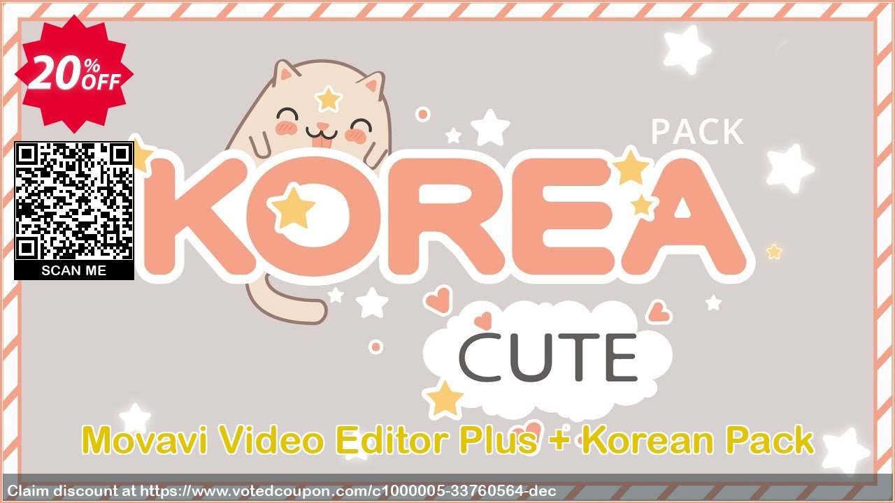 Movavi Video Editor Plus + Korean Pack Coupon Code Jun 2024, 20% OFF - VotedCoupon