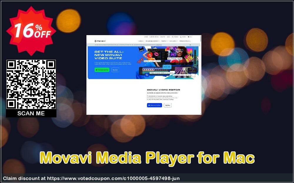 Movavi Media Player for MAC Coupon Code Jun 2024, 16% OFF - VotedCoupon