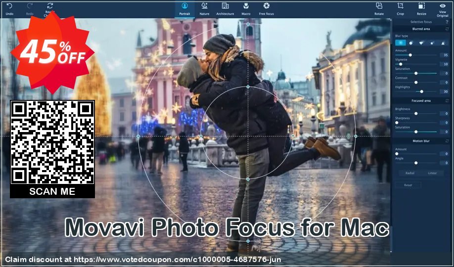 Movavi Photo Focus for MAC Coupon Code Jun 2024, 45% OFF - VotedCoupon