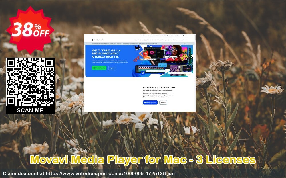 Movavi Media Player for MAC - 3 Plans Coupon, discount Movavi Media Player for Mac – 3 Licenses exclusive sales code 2024. Promotion: exclusive sales code of Movavi Media Player for Mac – 3 Licenses 2024