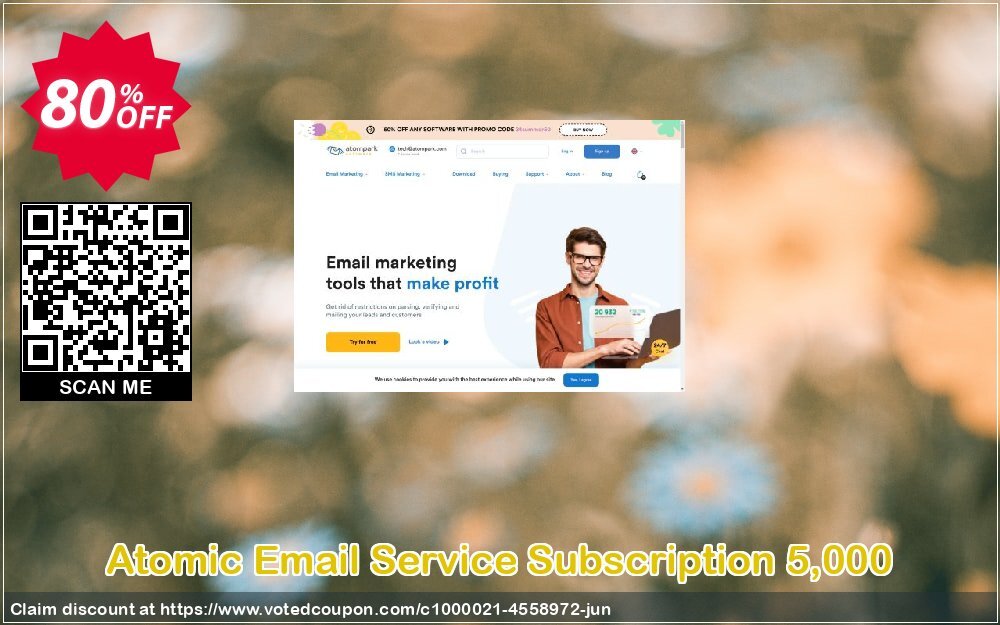 Atomic Email Service Subscription 5,000