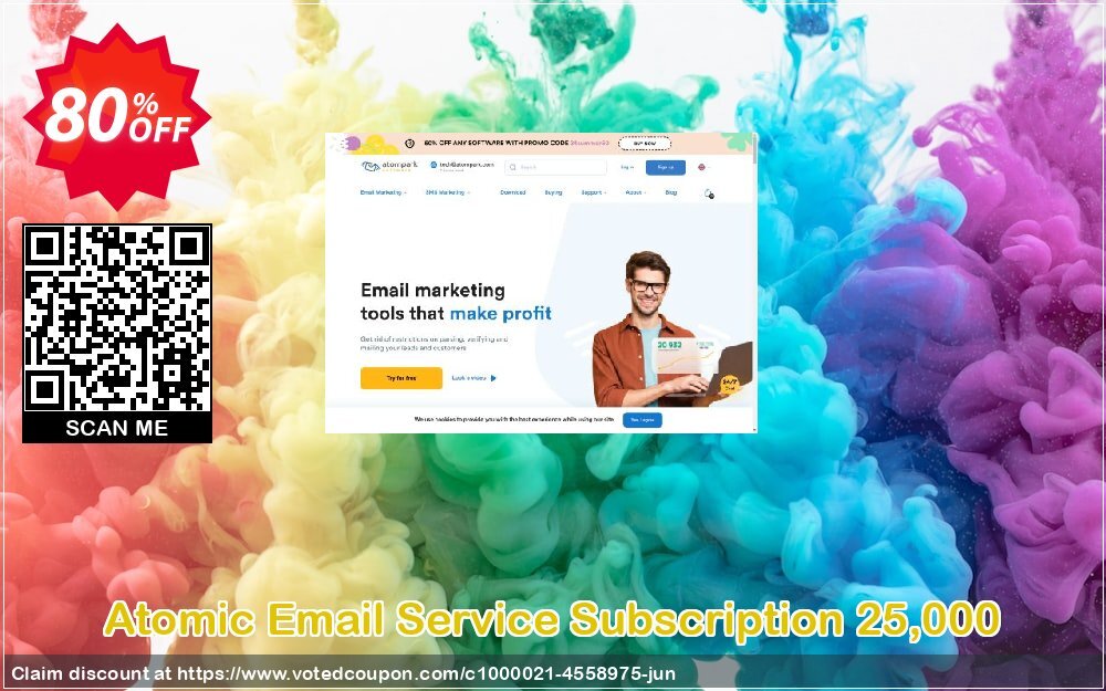 Atomic Email Service Subscription 25,000