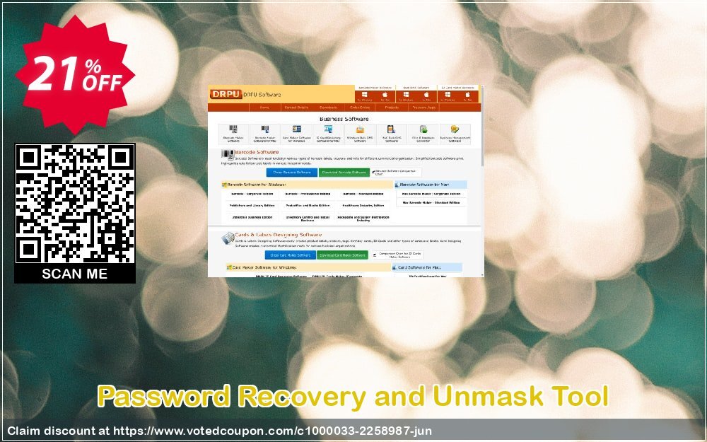 Password Recovery and Unmask Tool Coupon, discount Wide-site discount 2024 Password Recovery and Unmask Tool. Promotion: exclusive promo code of Password Recovery and Unmask Tool 2024