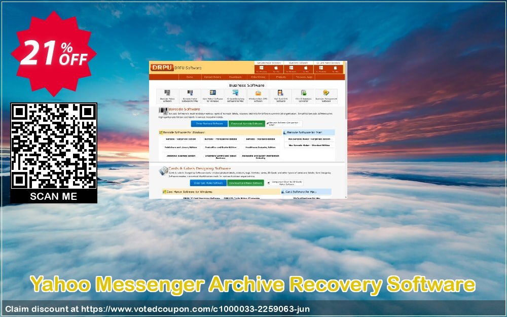Yahoo Messenger Archive Recovery Software Coupon, discount Wide-site discount 2024 Yahoo Messenger Archive Recovery Software. Promotion: stirring discount code of Yahoo Messenger Archive Recovery Software 2024