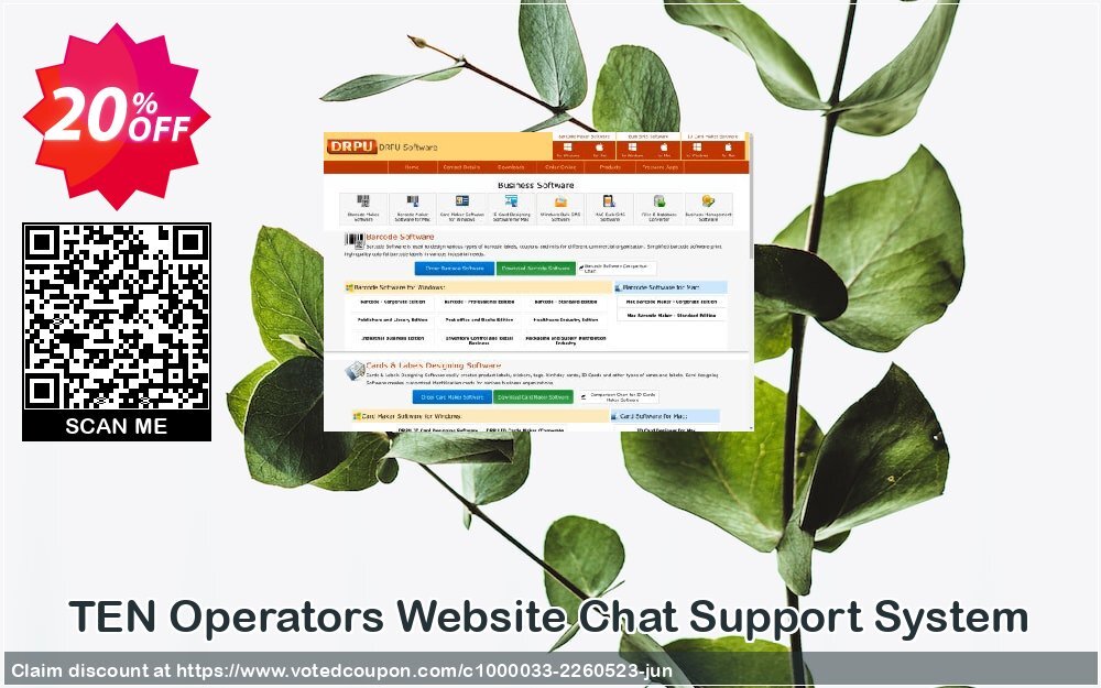 TEN Operators Website Chat Support System Coupon Code Jun 2024, 20% OFF - VotedCoupon