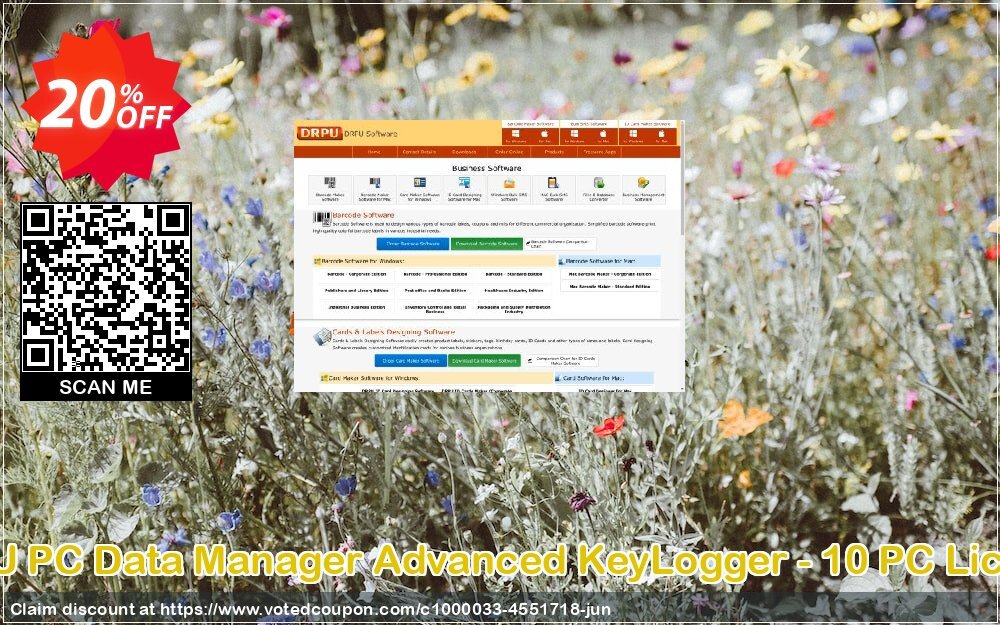 DRPU PC Data Manager Advanced KeyLogger - 10 PC Licence Coupon Code Jun 2024, 20% OFF - VotedCoupon