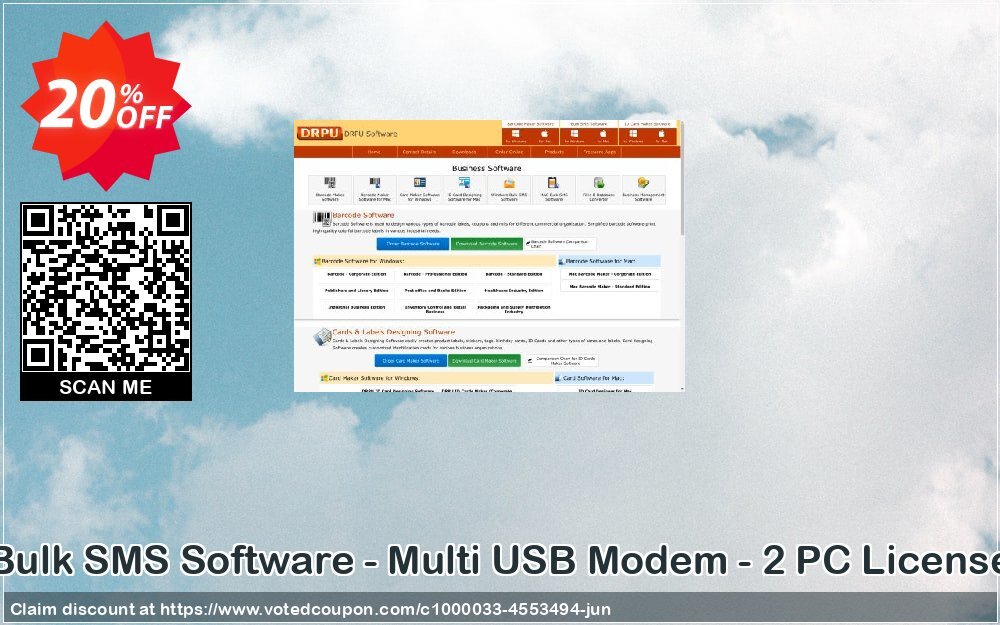Bulk SMS Software - Multi USB Modem - 2 PC Plan Coupon Code Jun 2024, 20% OFF - VotedCoupon