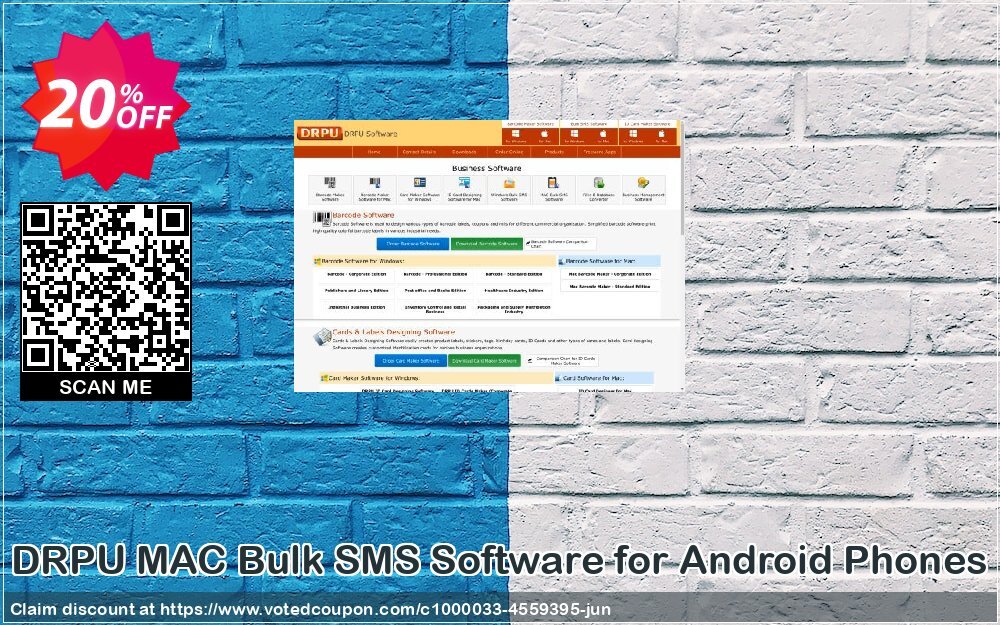 DRPU MAC Bulk SMS Software for Android Phones Coupon Code Jun 2024, 20% OFF - VotedCoupon