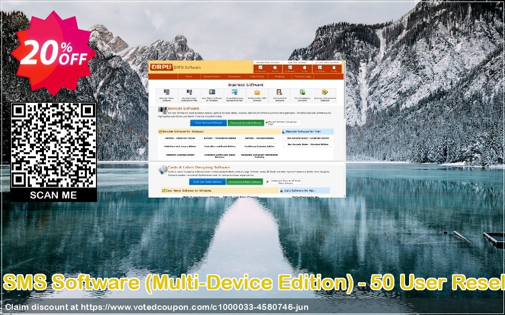DRPU Bulk SMS Software, Multi-Device Edition - 50 User Reseller Plan Coupon, discount Wide-site discount 2024 DRPU Bulk SMS Software (Multi-Device Edition) - 50 User Reseller License. Promotion: awesome discount code of DRPU Bulk SMS Software (Multi-Device Edition) - 50 User Reseller License 2024