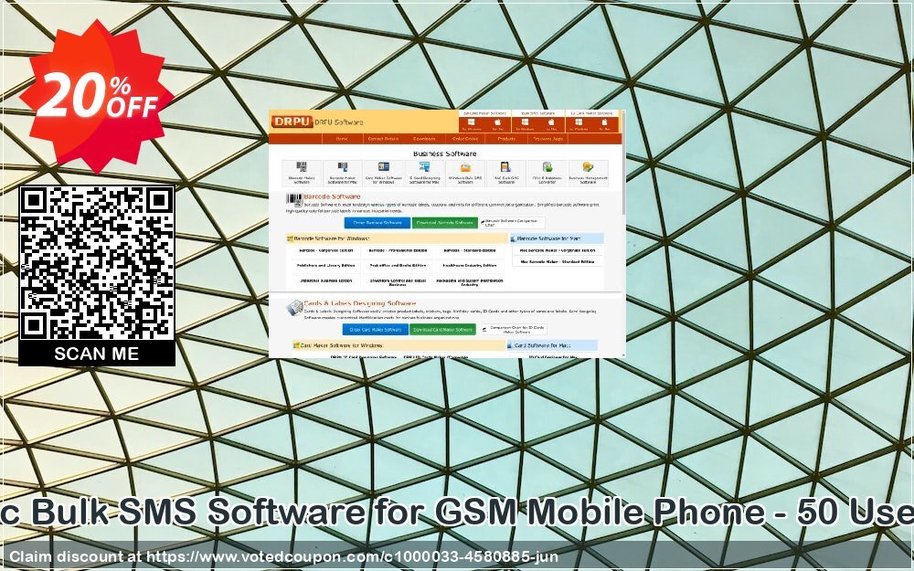 DRPU MAC Bulk SMS Software for GSM Mobile Phone - 50 User Plan Coupon, discount Wide-site discount 2024 DRPU Mac Bulk SMS Software for GSM Mobile Phone - 50 User License. Promotion: wonderful offer code of DRPU Mac Bulk SMS Software for GSM Mobile Phone - 50 User License 2024