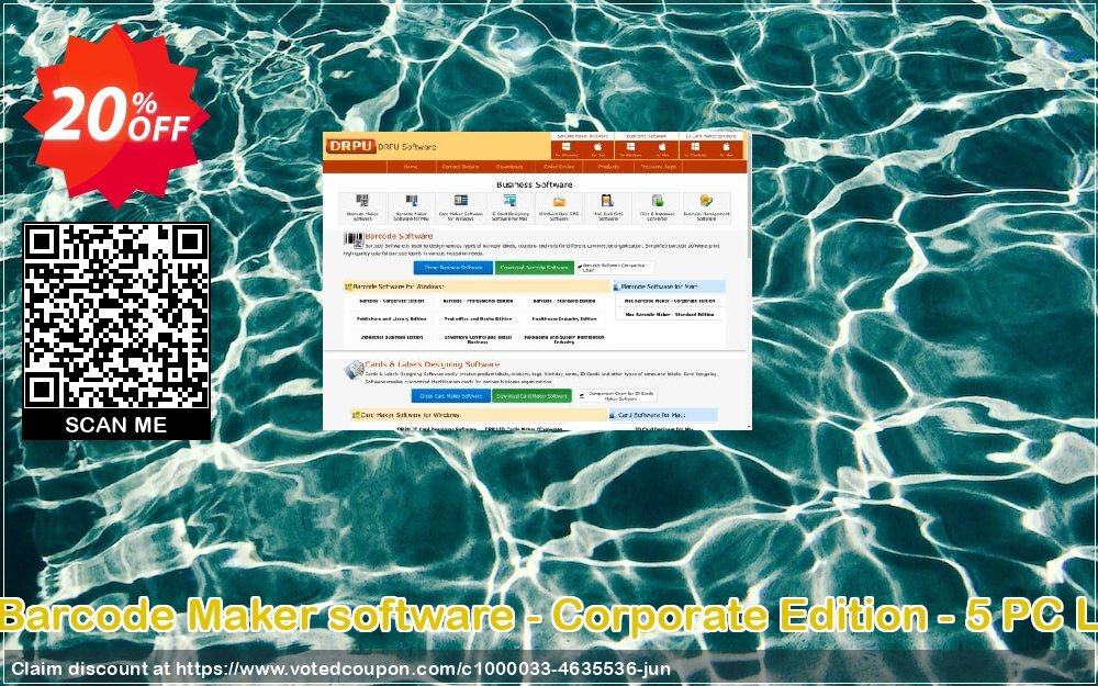DRPU Barcode Maker software - Corporate Edition - 5 PC Plan Coupon, discount Wide-site discount 2024 DRPU Barcode Maker software - Corporate Edition - 5 PC License. Promotion: staggering promo code of DRPU Barcode Maker software - Corporate Edition - 5 PC License 2024